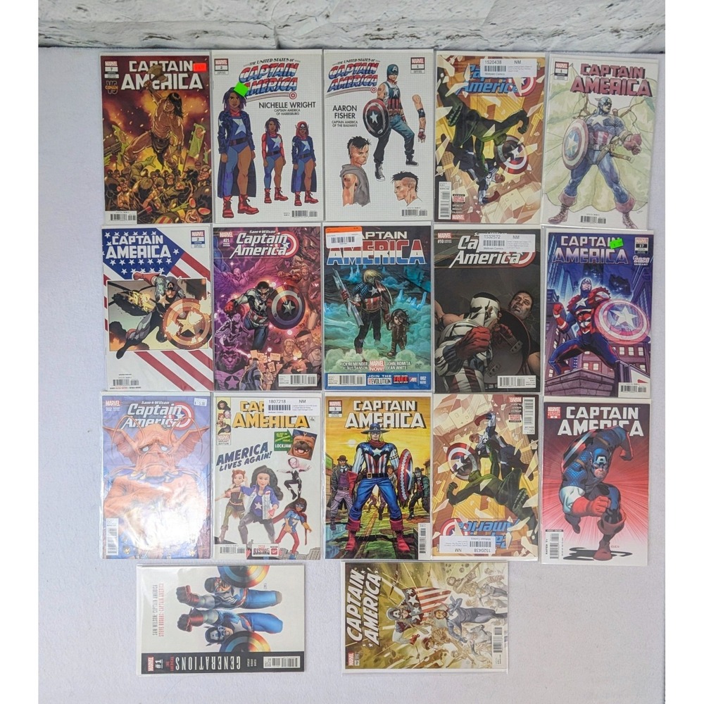 Marvel Captain America Variant Lot 17 Comics‎ Mixed Series Modern Marvel